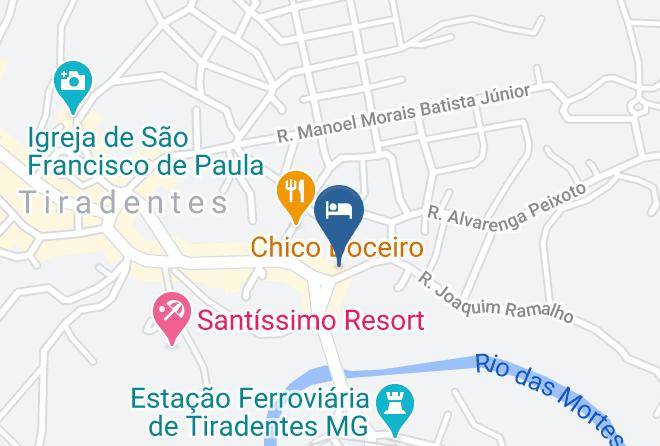 Tiradentes - Pouso Do Manu Maps