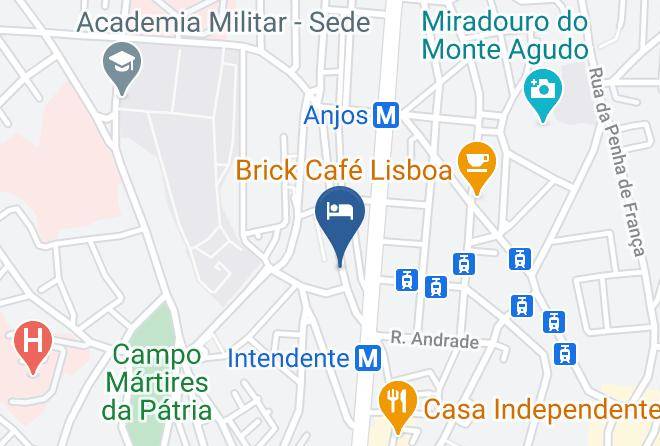 Lisbon - Pouso Dos Anjos Maps