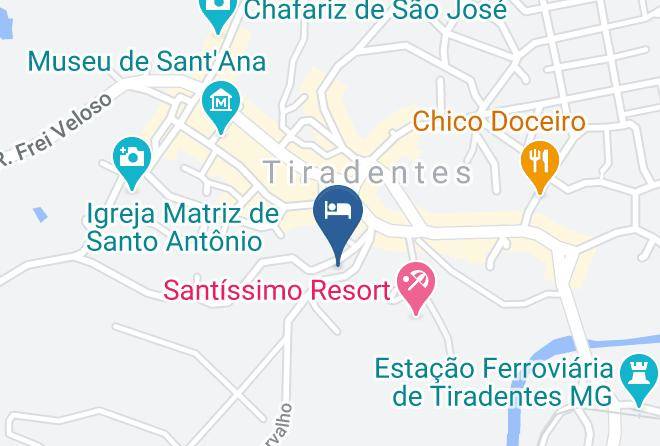 Tiradentes - Pouso Lar Doce Lar Maps