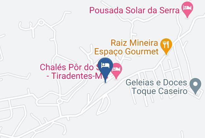 Tiradentes - Pouso Recanto Feliz Maps