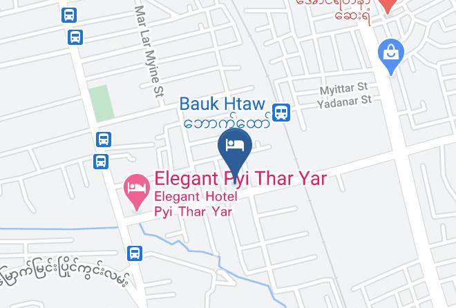 Yangon East - Power Palace Hotel Maps