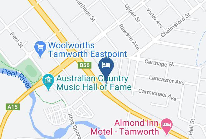 Tamworth Regional - Powerhouse Hotel Tamworth By Rydges Maps