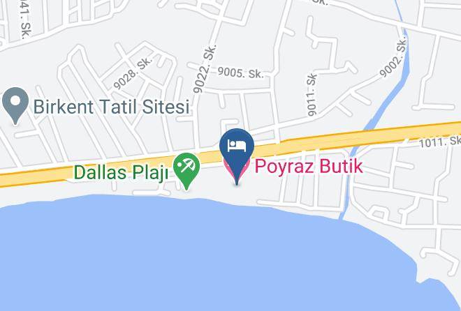 Poyraz Butik Hotel Map