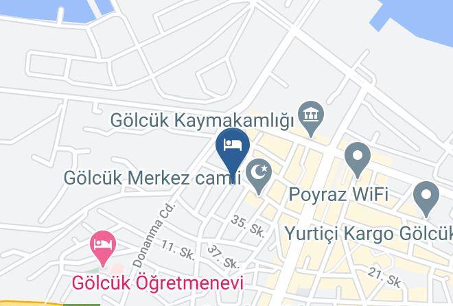 Golcuk - Poyraz Otel Maps