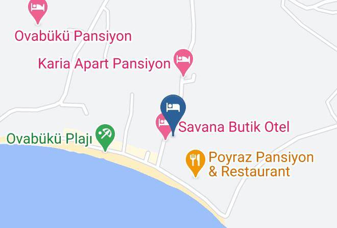 Mugla - Poyraz Pension Maps