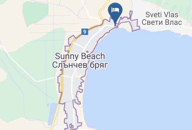 Prado Beach Hotel Restaurant & Bar Map