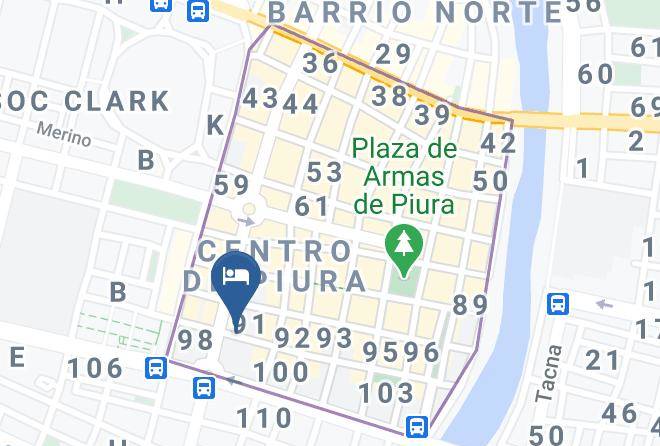 Piura - Prados Hotel Maps