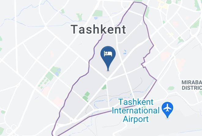 Tashkent - Praga Hotel Maps