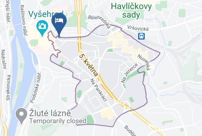 Prague - Prague Getaway Homes Slavojova Maps