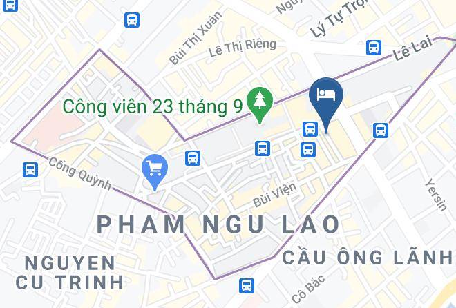 Phm Ngu Lao Street - Prague Hotel Vietnam Maps