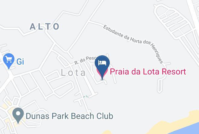 Vila Real De Santo Antonio - Praia Da Lota Resort Maps