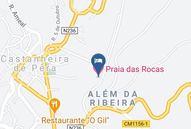 Castanheira De Pera - Praia Das Rocas Maps
