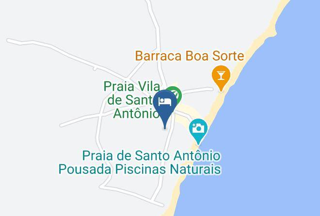 Mata De Sao Joao - Praia De Santo Antonio Pousada Recando Verde Maps