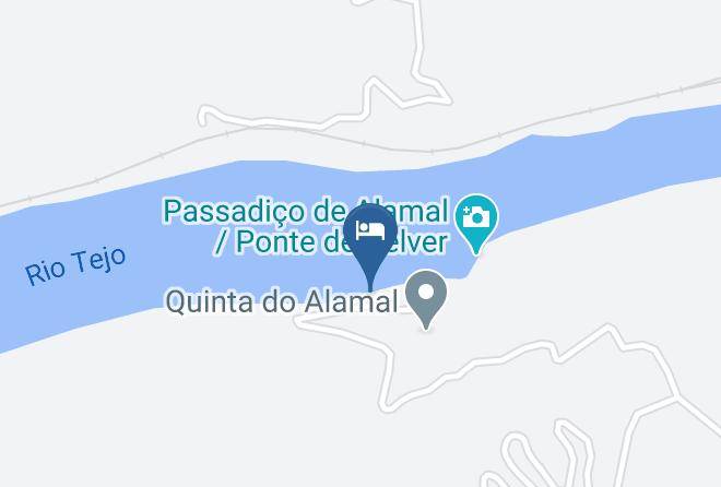 Praia Fluvial Do Alamal Map