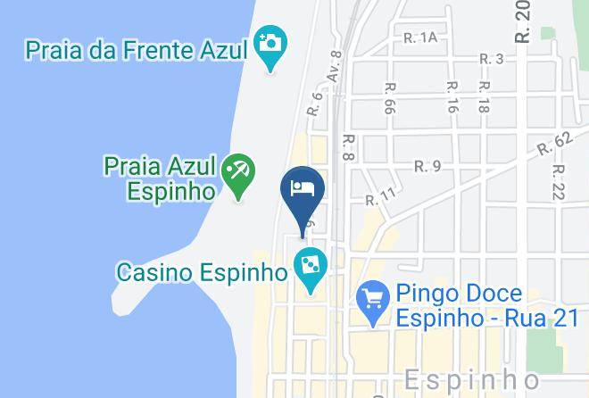 Espinho - Praiagolfe Hotel Maps