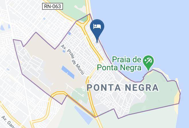 Praiamar Natal Hotel & Convention Map