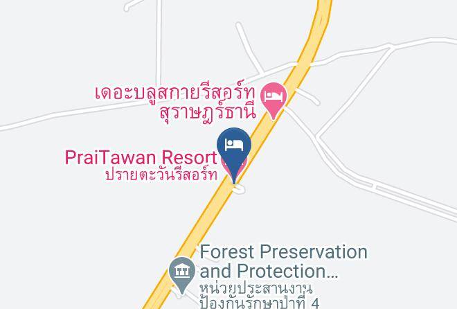 Amphoe Tha Chang - Praitawan Resort Maps