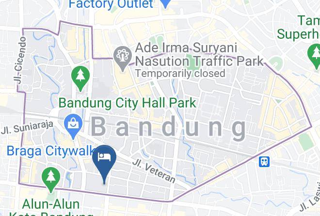 Bandung - Grand Hotel Preanger Maps
