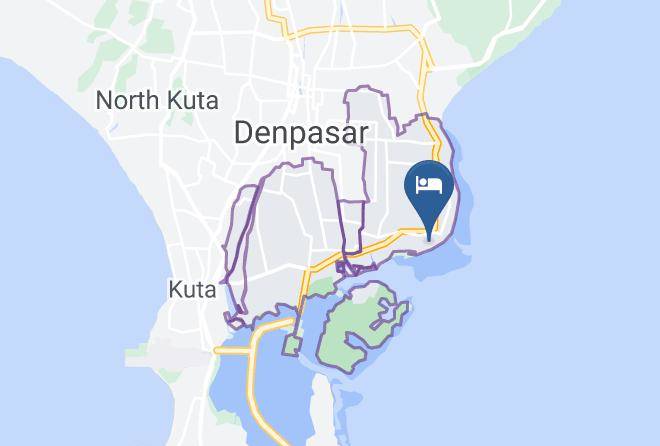 Denpasar - Prama Sanur Beach Hotel Bali Maps
