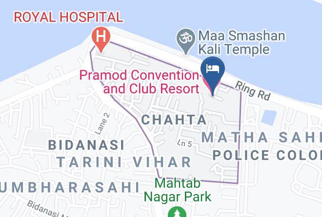 Cuttack - Pramod Hotel Maps