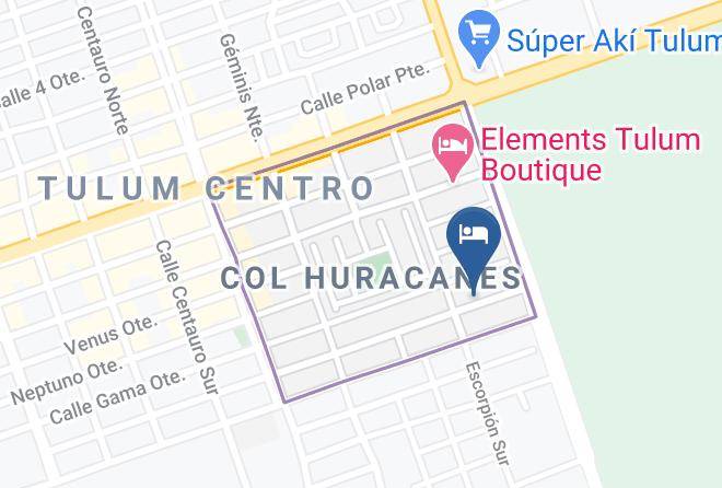 Tulum - Prana Boutique Hotel Maps
