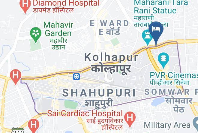 Kolhapur - Pranam Yatri Niwas Hotel Maps