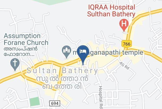 Sulthanbathery - Prarthana Tourist Home Maps