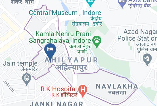 Indore - Prashant Hotel Maps