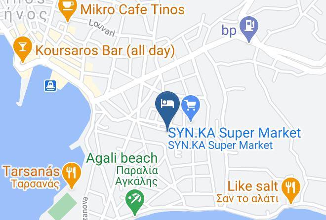Tinos - Prasino Oniro Maps