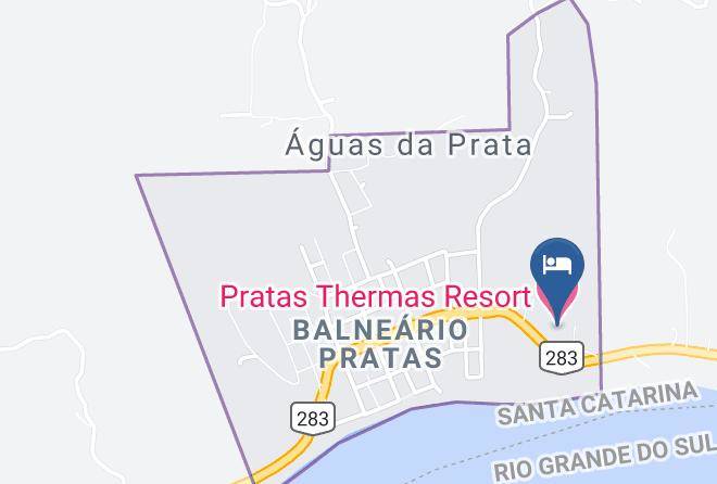 Sao Carlos - Pratas Thermas Resort Maps