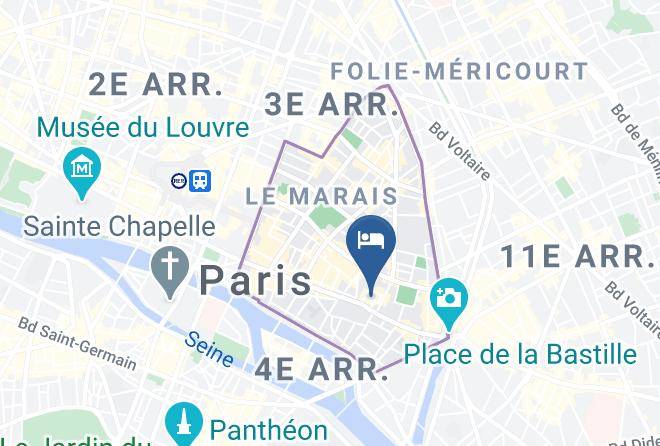 Paris - Hotel Pratic Maps
