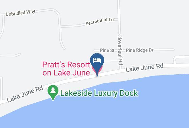 Highlands - Pratt's Resort On Lake June Maps