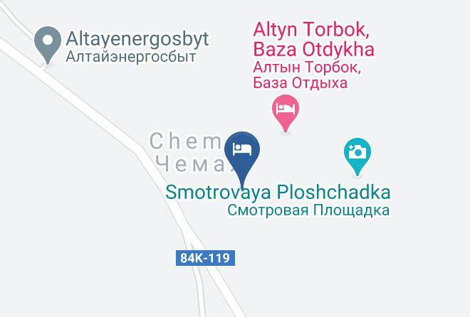 Chemalsky District - Predgor'ye Altaya Baza Otdykha Maps