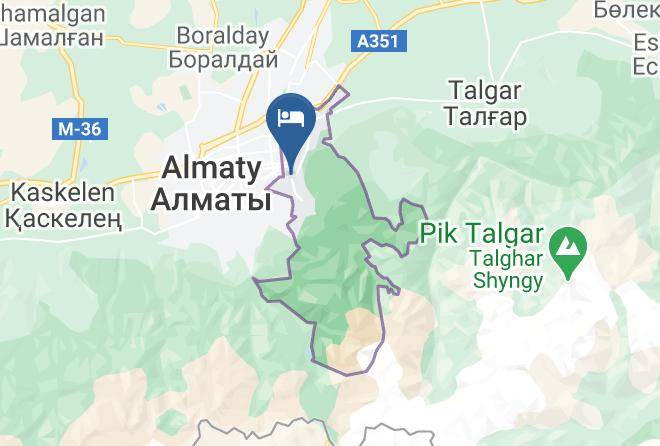 Ata Hotel Almaty Map