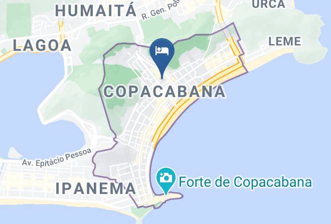 Premier Copacabana Hotel Map