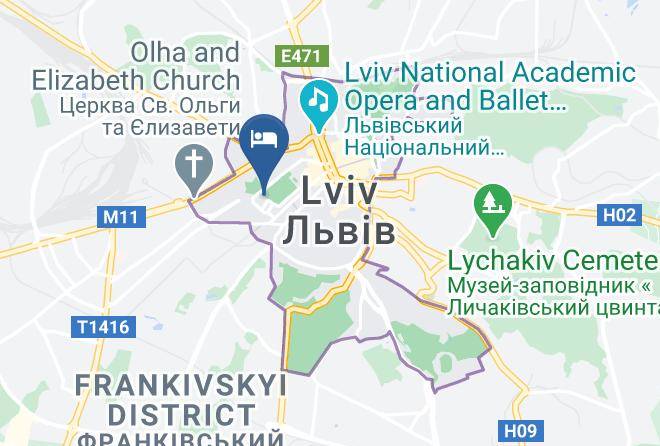 Lviv - Premier Hotel Dnister Maps