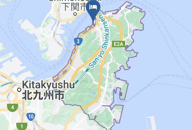 Kitakyushu City Moji Ward - Premier Hotel Mojiko Maps