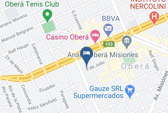 Obera - Premier Hotel Maps