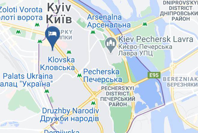 Kyiv - Premier Hotel Rus Maps