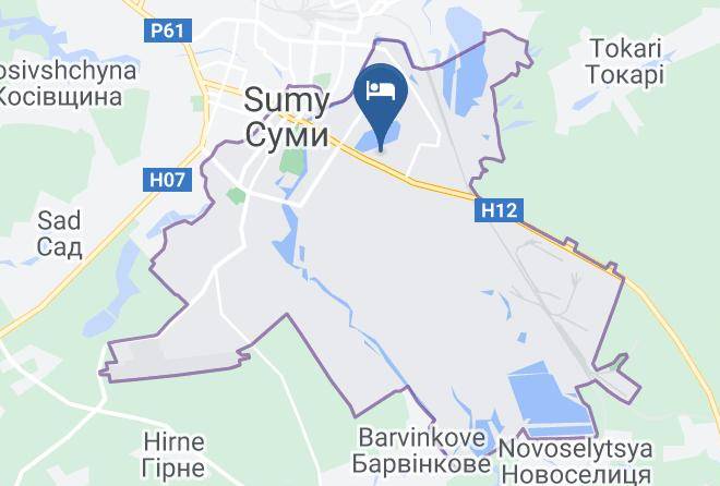 Premier Hotel Shafran Map