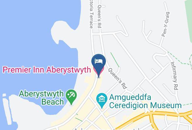 Ceredigion - Premier Inn Aberystwyth Hotel Maps