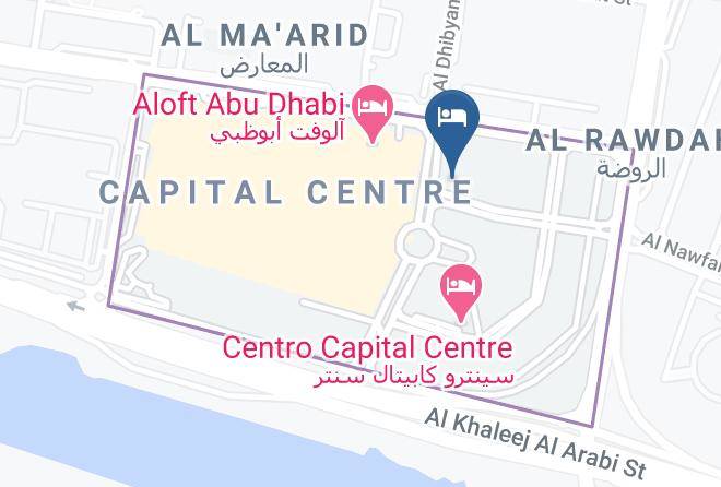 Abu Dhabi - Premier Inn Abu Dhabi Capital Centre Hotel Maps
