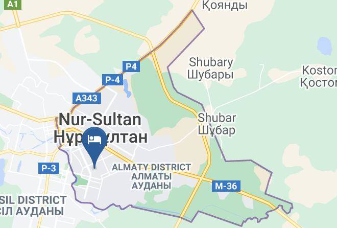 Nur Sultan - Premier Inn Astana Maps