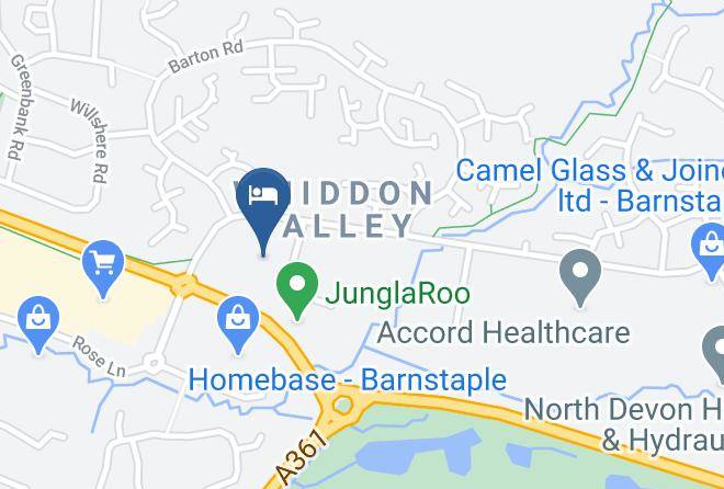 Devon - Premier Inn Barnstaple Hotel Maps