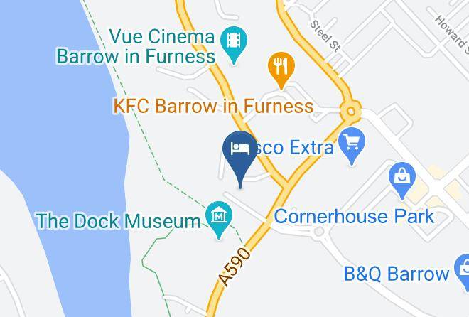 Cumbria - Premier Inn Barrow In Furness Hotel Maps