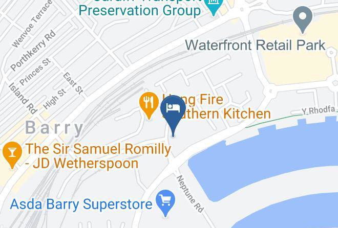 Vale Of Glamorgan - Premier Inn Barry Island Cardiff Airport Hotel Maps