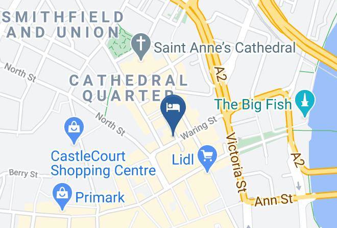 Belfast City - Premier Inn Belfast City Cathedral Quarter Hotel Maps