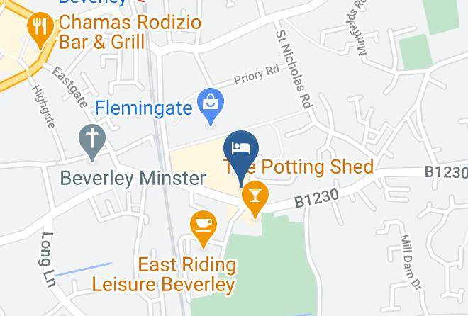 East Riding Of Yorkshire - Premier Inn Beverley Town Centre Hotel Maps