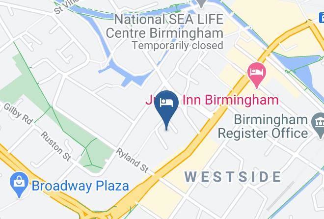 Premier Inn Birmingham City Centre Broad Street Hotel Map