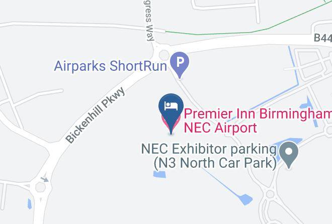 Solihull - Premier Inn Birmingham Nec Airport Hotel Maps